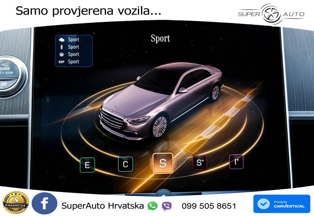 Mercedes S 500 (435 KS) EQ Boost 4MATIC 9G-TRONIC AMG ACC+HEAD+GR SJED+360+PANO