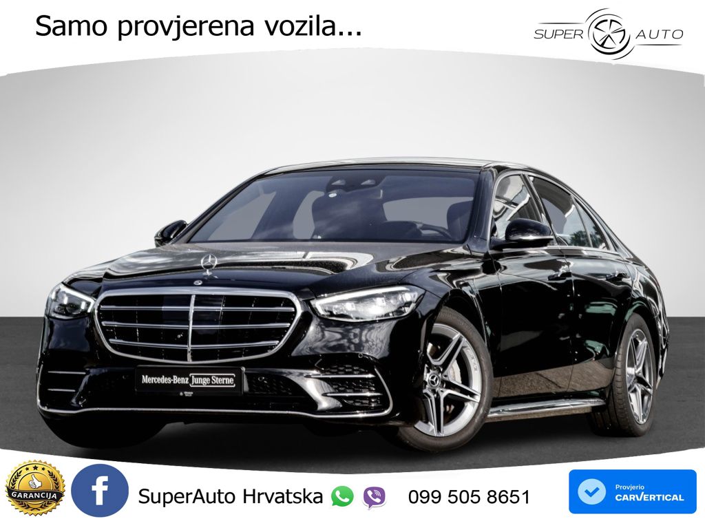 Mercedes S 500 (435 KS) EQ Boost 4MATIC 9G-TRONIC AMG ACC+HEAD+GR SJED+360+PANO