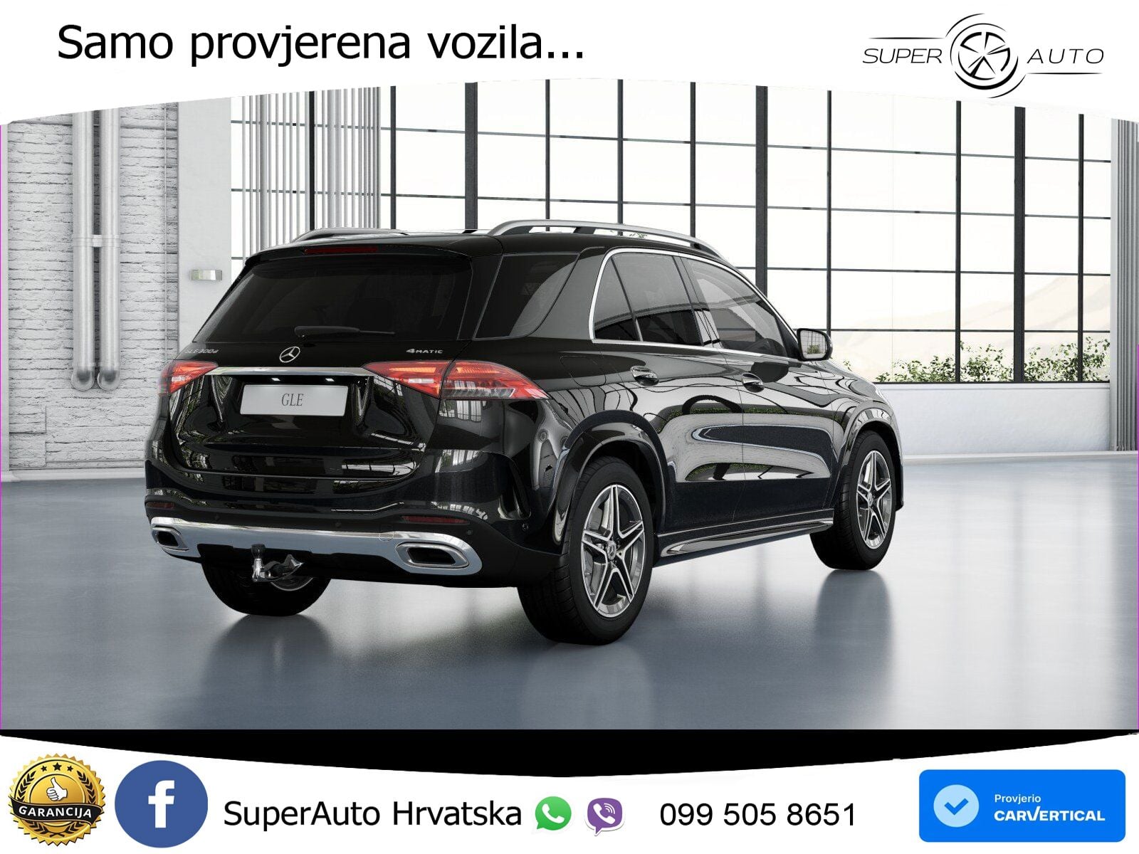 Mercedes GLE 300d (269 KS) EQ Boost 4MATIC 9G-TRONIC AMG ZRAČNI+ACC+GR SJED+360+PANO