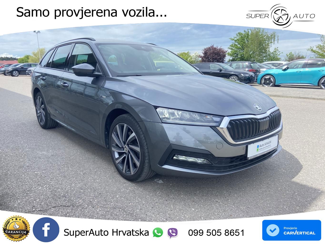 Škoda Octavia Combi 2.0 TDI (150 KS) 4x4 DSG LED+GR SJED+ACC