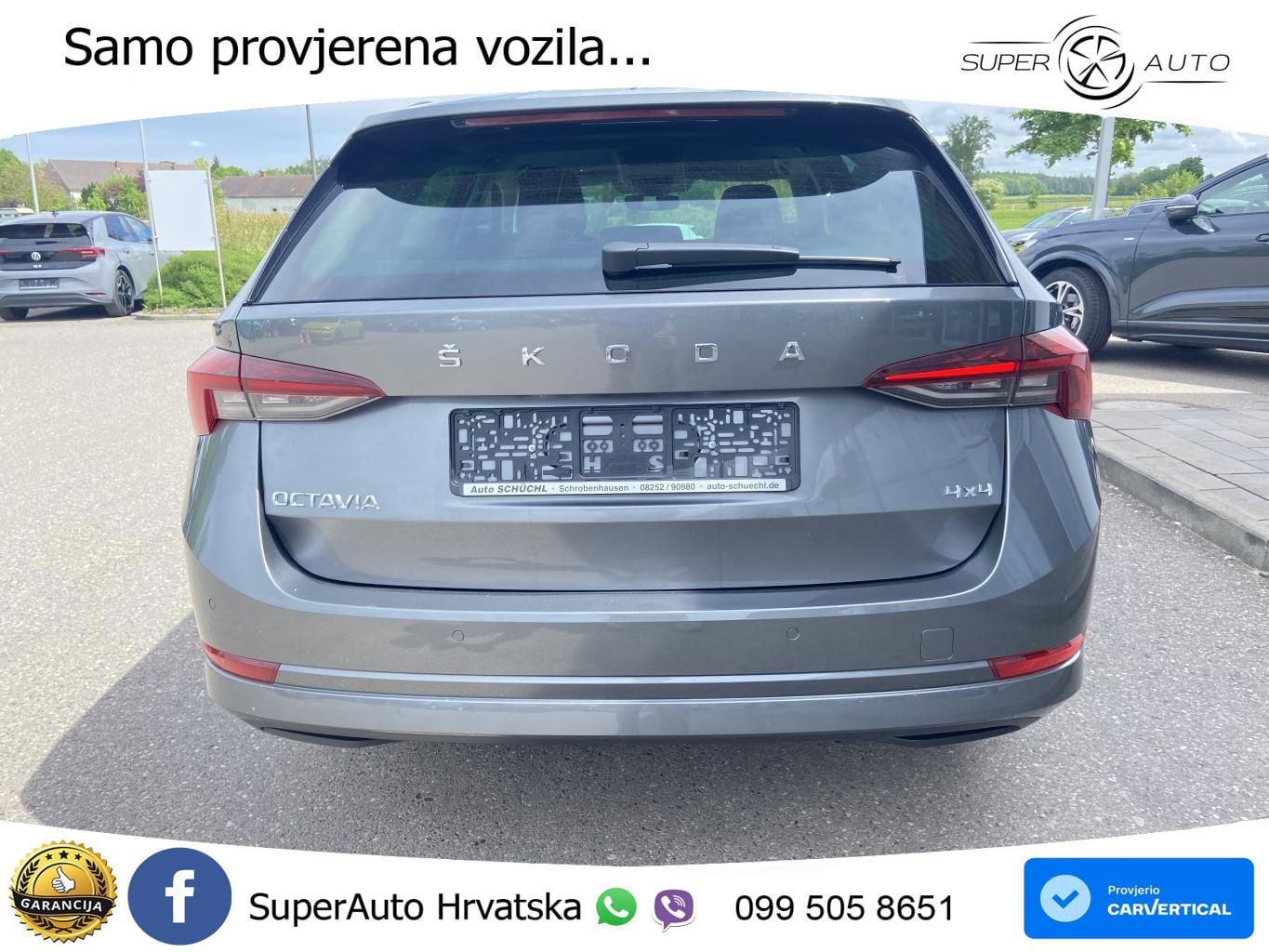 Škoda Octavia Combi 2.0 TDI (150 KS) 4x4 DSG LED+GR SJED+ACC
