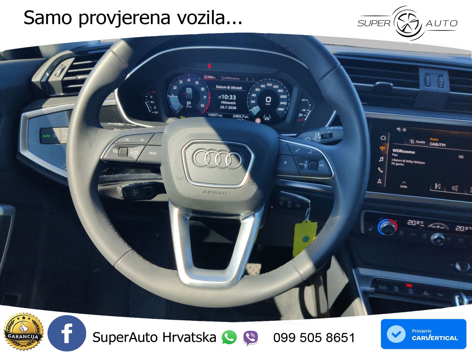 Audi Q3 II Sportback 35 TFSI (150 KS) S tronic S line LED+GR SJED+ACC