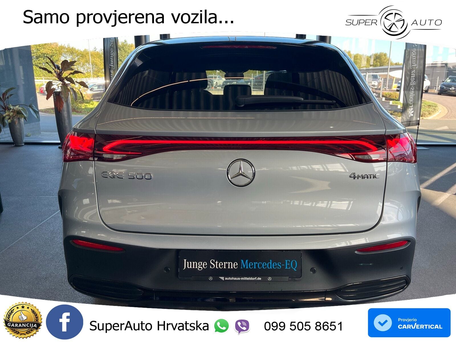 Mercedes EQE SUV 500 100 kWh (408 KS) 4MATIC AMG ZRAČNI+ACC+GR SJED+KAM