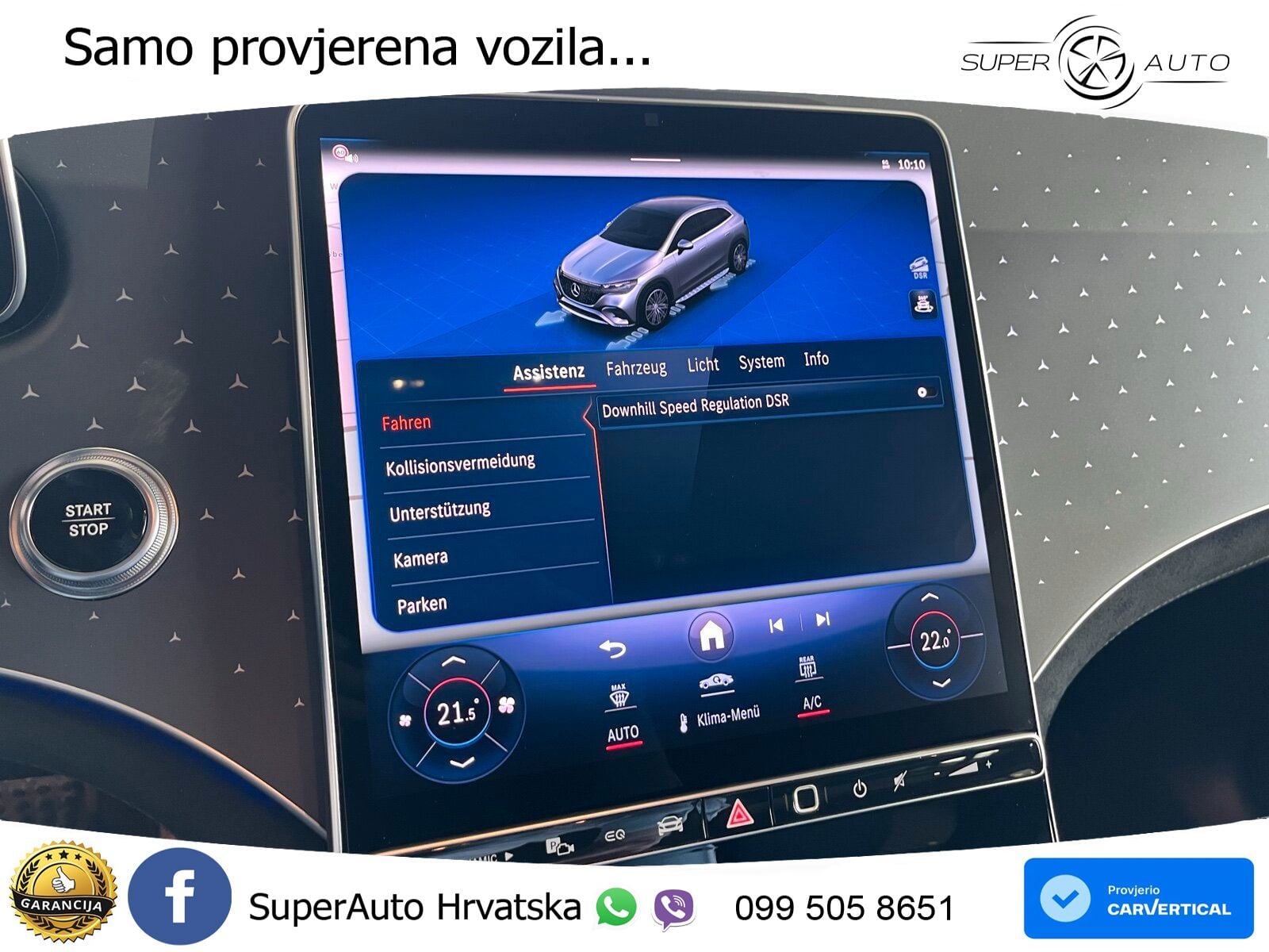 Mercedes EQE SUV 500 100 kWh (408 KS) 4MATIC AMG ZRAČNI+ACC+GR SJED+KAM