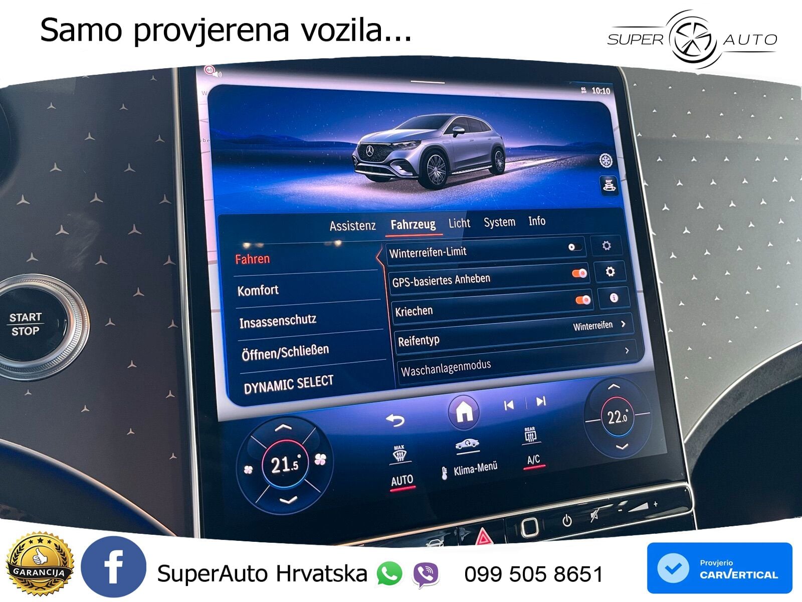 Mercedes EQE SUV 500 100 kWh (408 KS) 4MATIC AMG ZRAČNI+ACC+GR SJED+KAM
