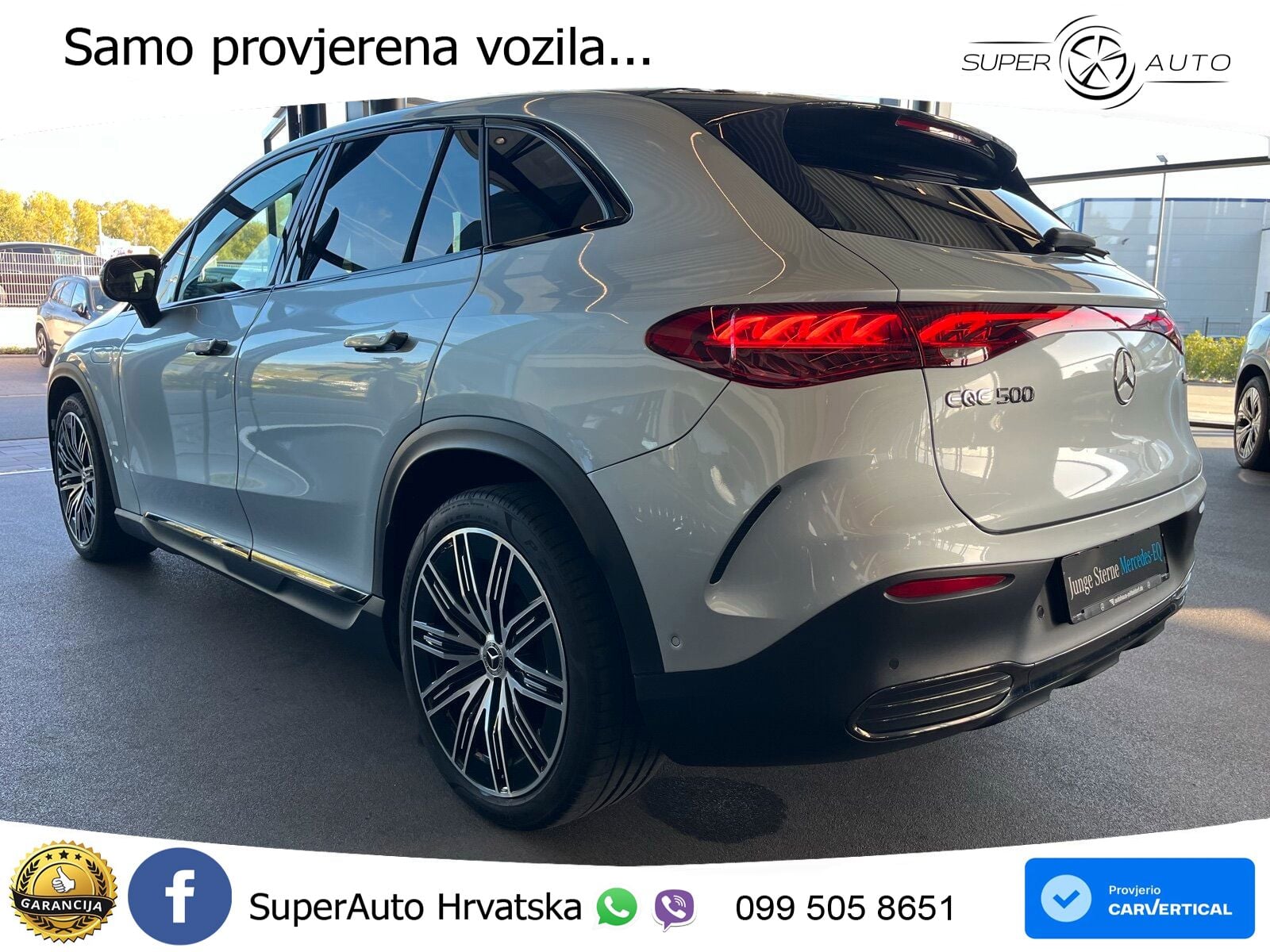 Mercedes EQE SUV 500 100 kWh (408 KS) 4MATIC AMG ZRAČNI+ACC+GR SJED+KAM