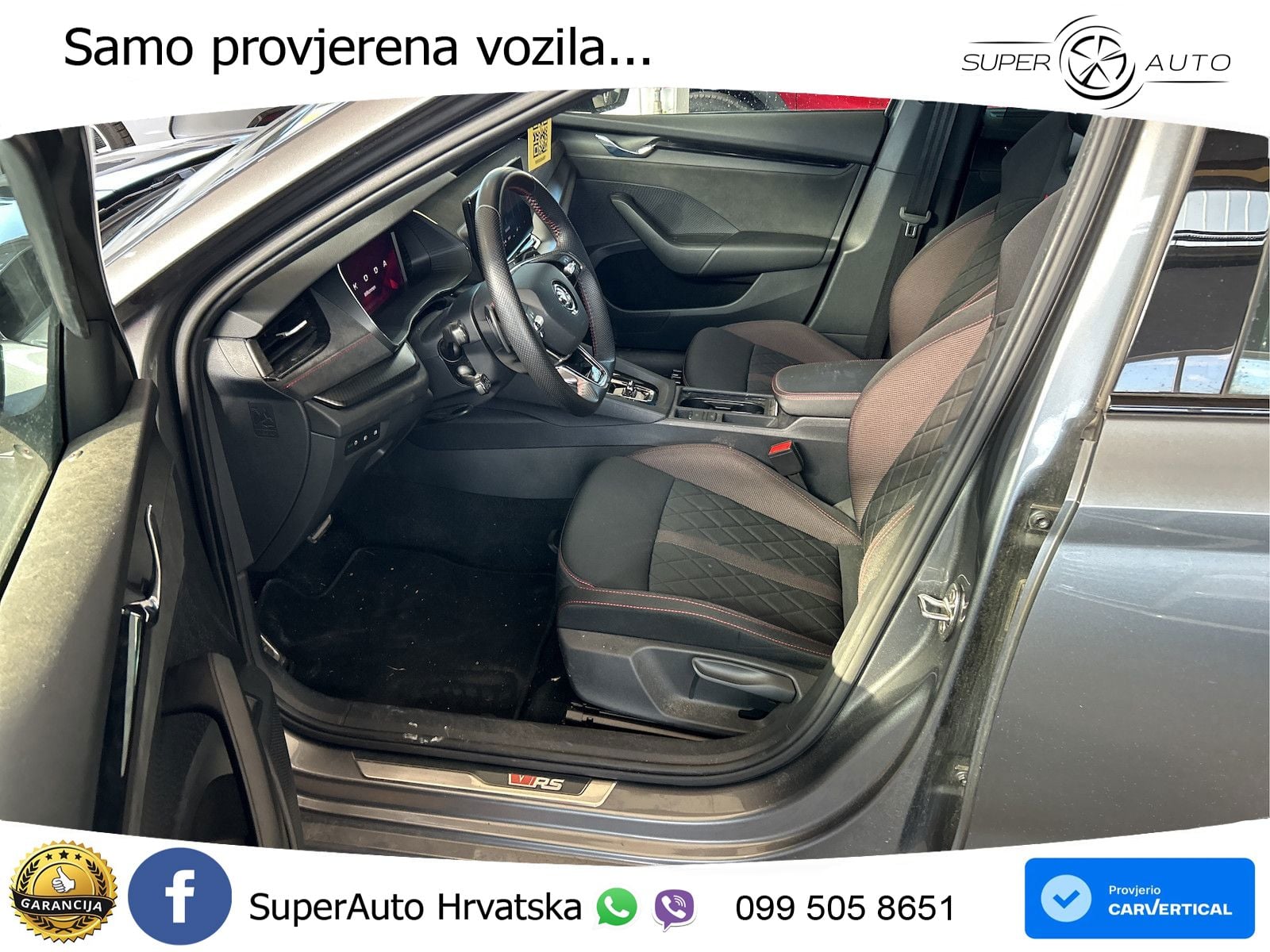 Škoda Octavia Combi RS 2.0 TDI (200 KS) DSG LED+GR SJED+ACC