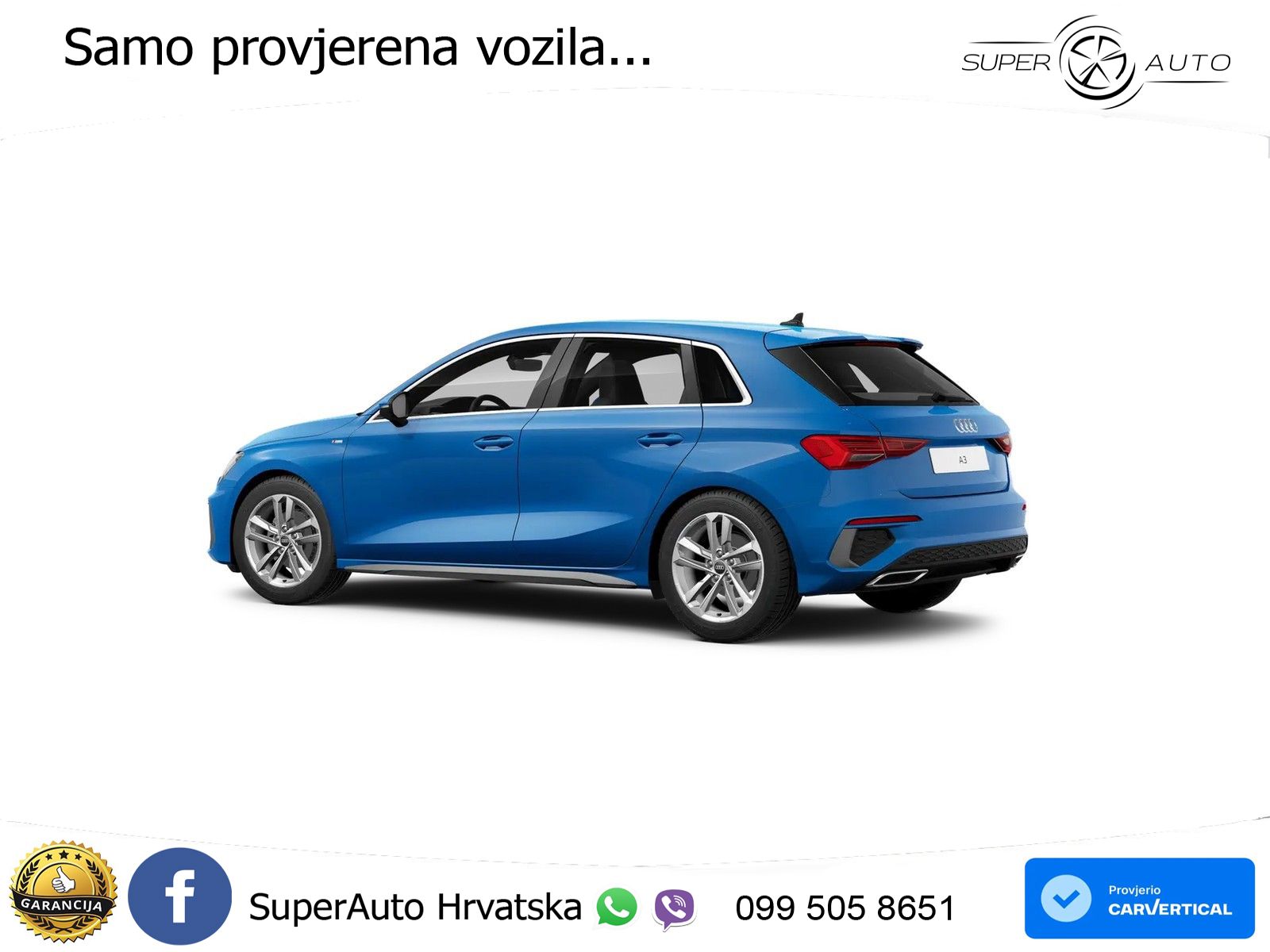 Audi A3 35 TFSI (150 KS) S line LED+GR SJED+ACC