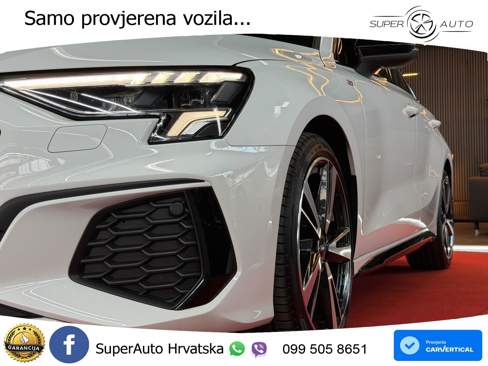 Audi A3 35 TDI (150 KS) S tronic S line LED+GR SJED+ACC