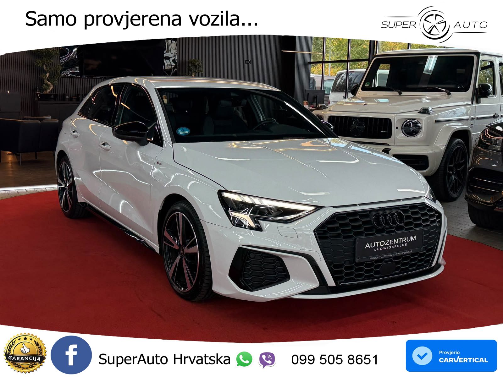 Audi A3 35 TDI (150 KS) S tronic S line LED+GR SJED+ACC