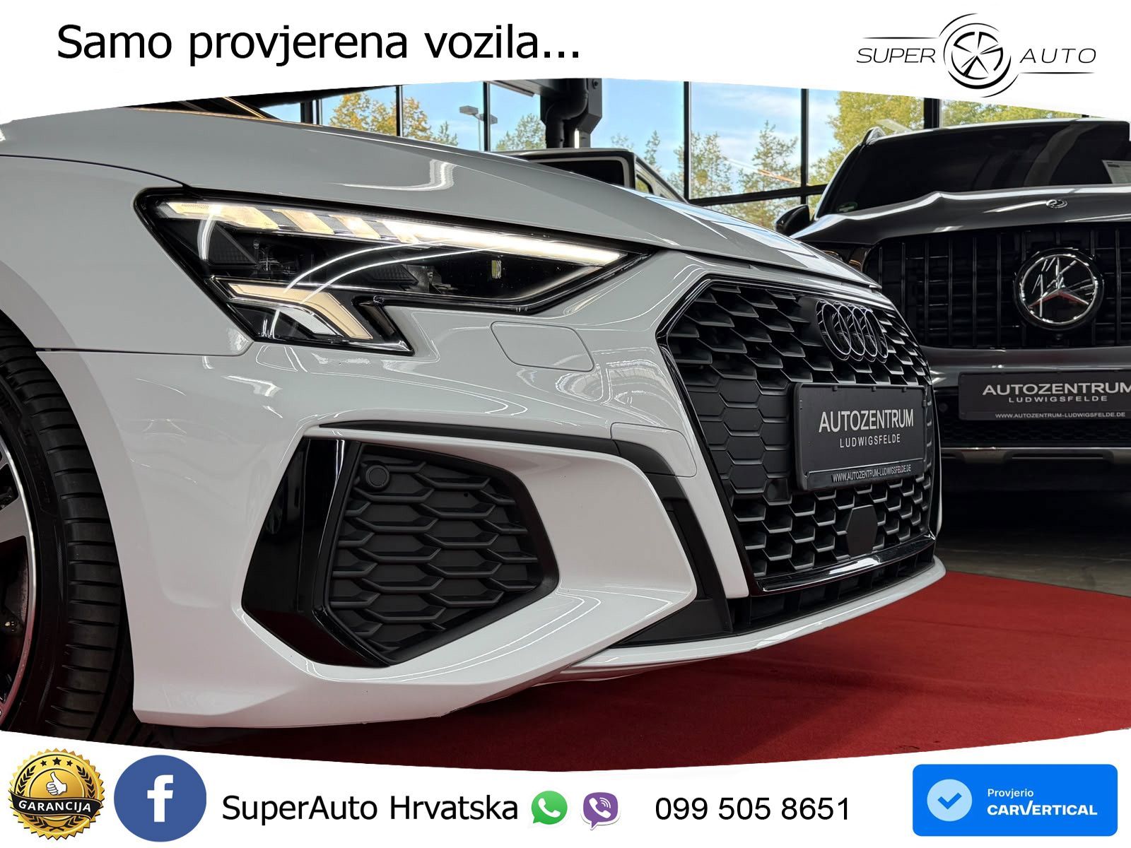 Audi A3 35 TDI (150 KS) S tronic S line LED+GR SJED+ACC