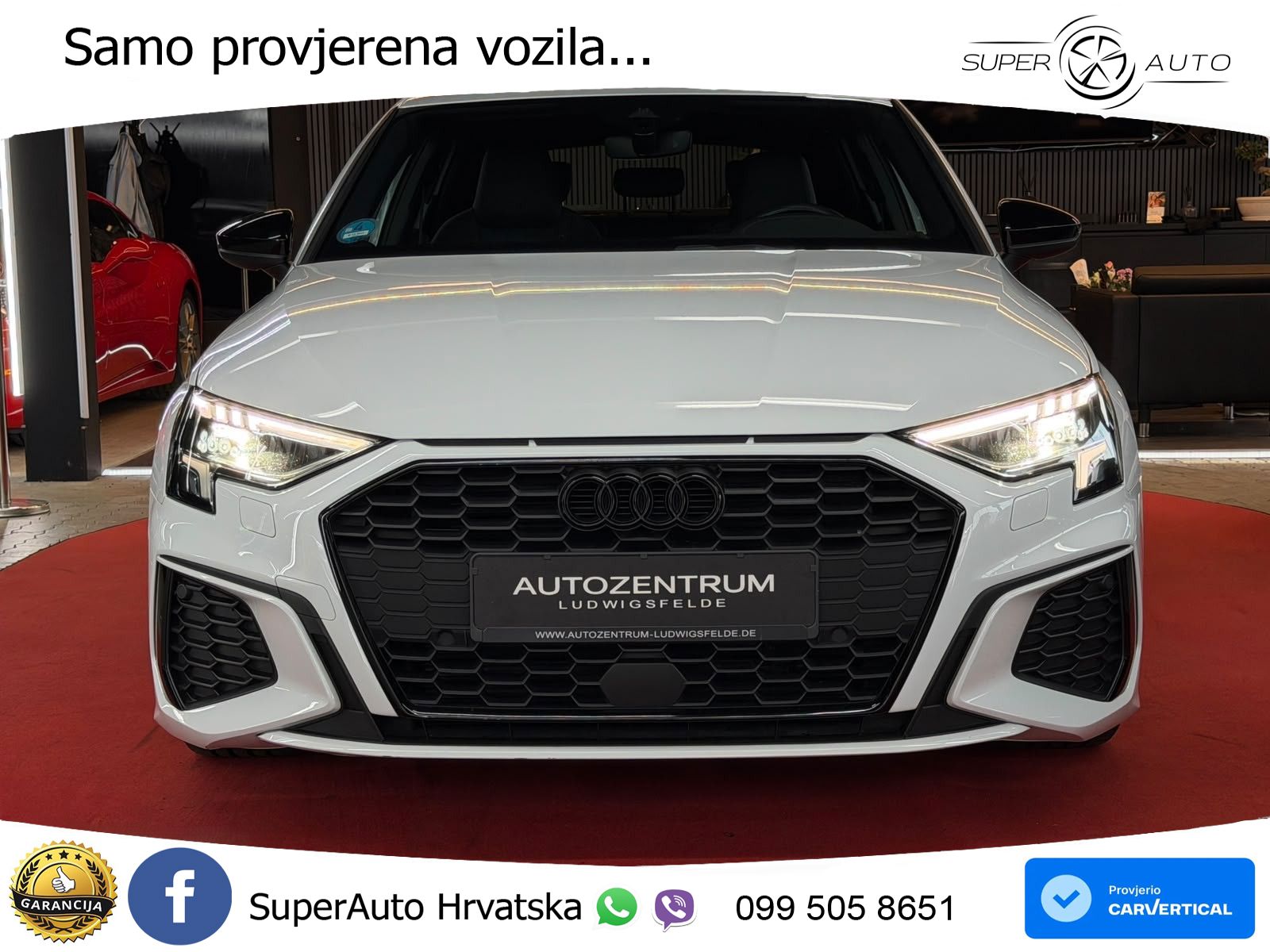 Audi A3 35 TDI (150 KS) S tronic S line LED+GR SJED+ACC