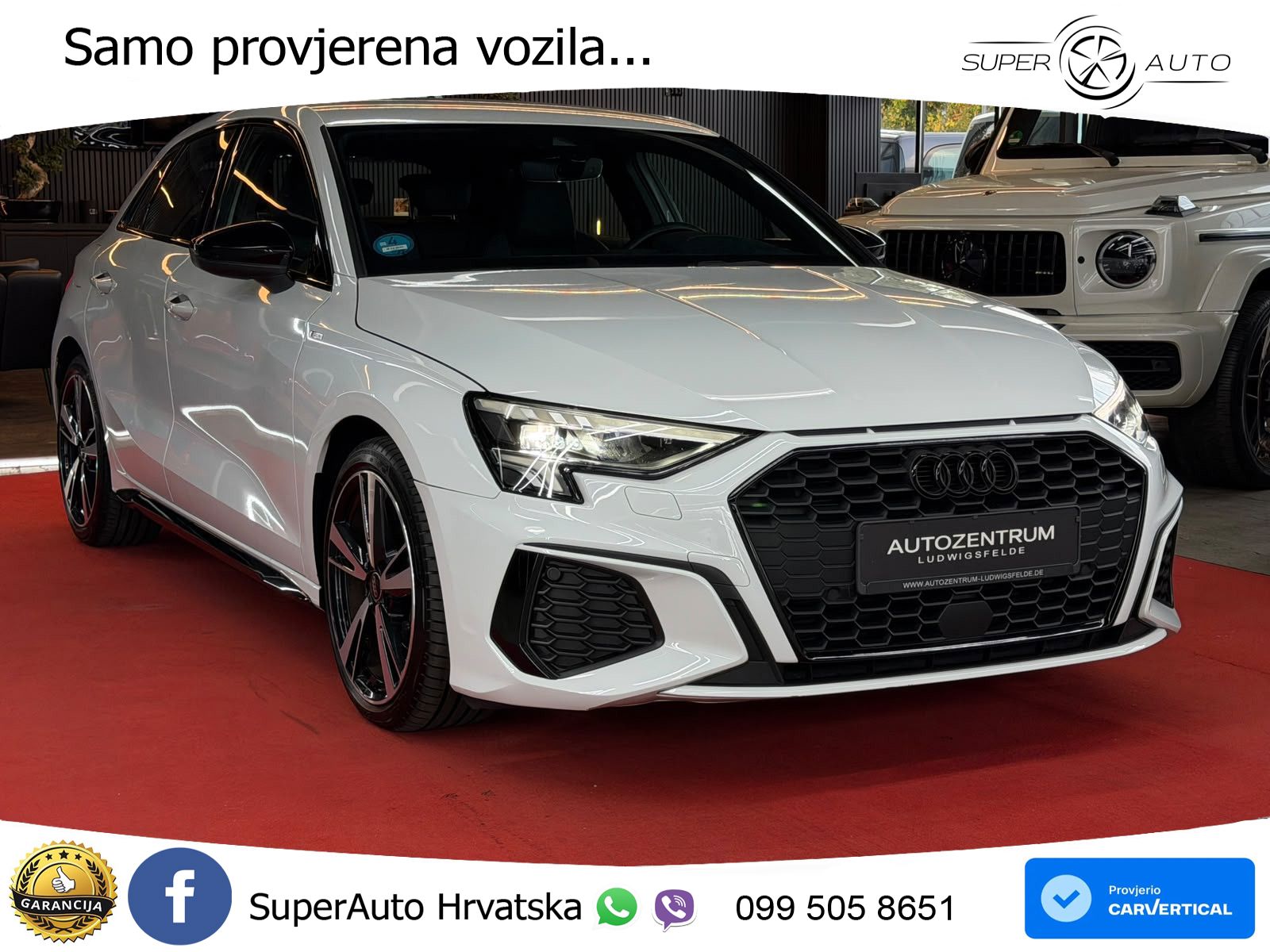 Audi A3 35 TDI (150 KS) S tronic S line LED+GR SJED+ACC