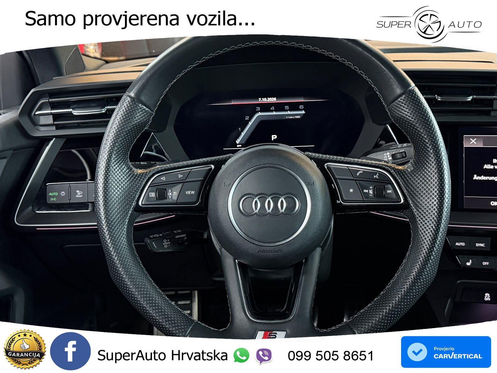 Audi A3 35 TDI (150 KS) S tronic S line LED+GR SJED+ACC