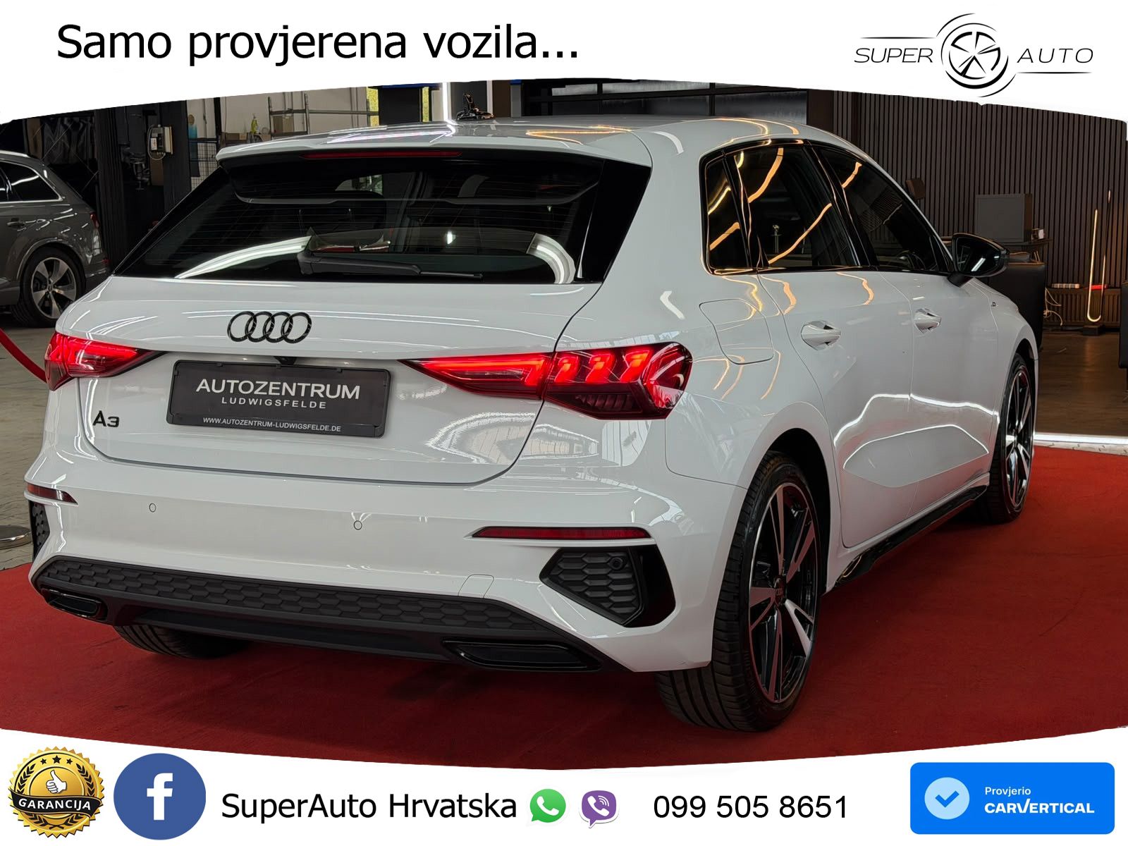 Audi A3 35 TDI (150 KS) S tronic S line LED+GR SJED+ACC