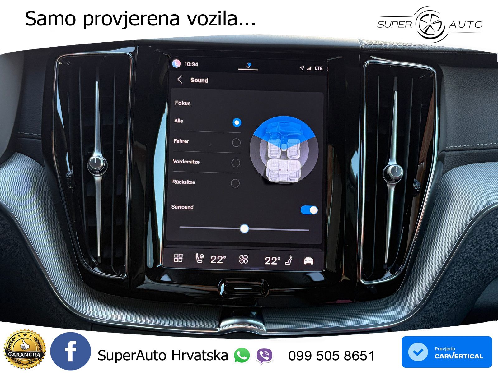 Volvo XC60 T6 AWD Geartronic ACC+HEAD+GR SJED+360+PANO