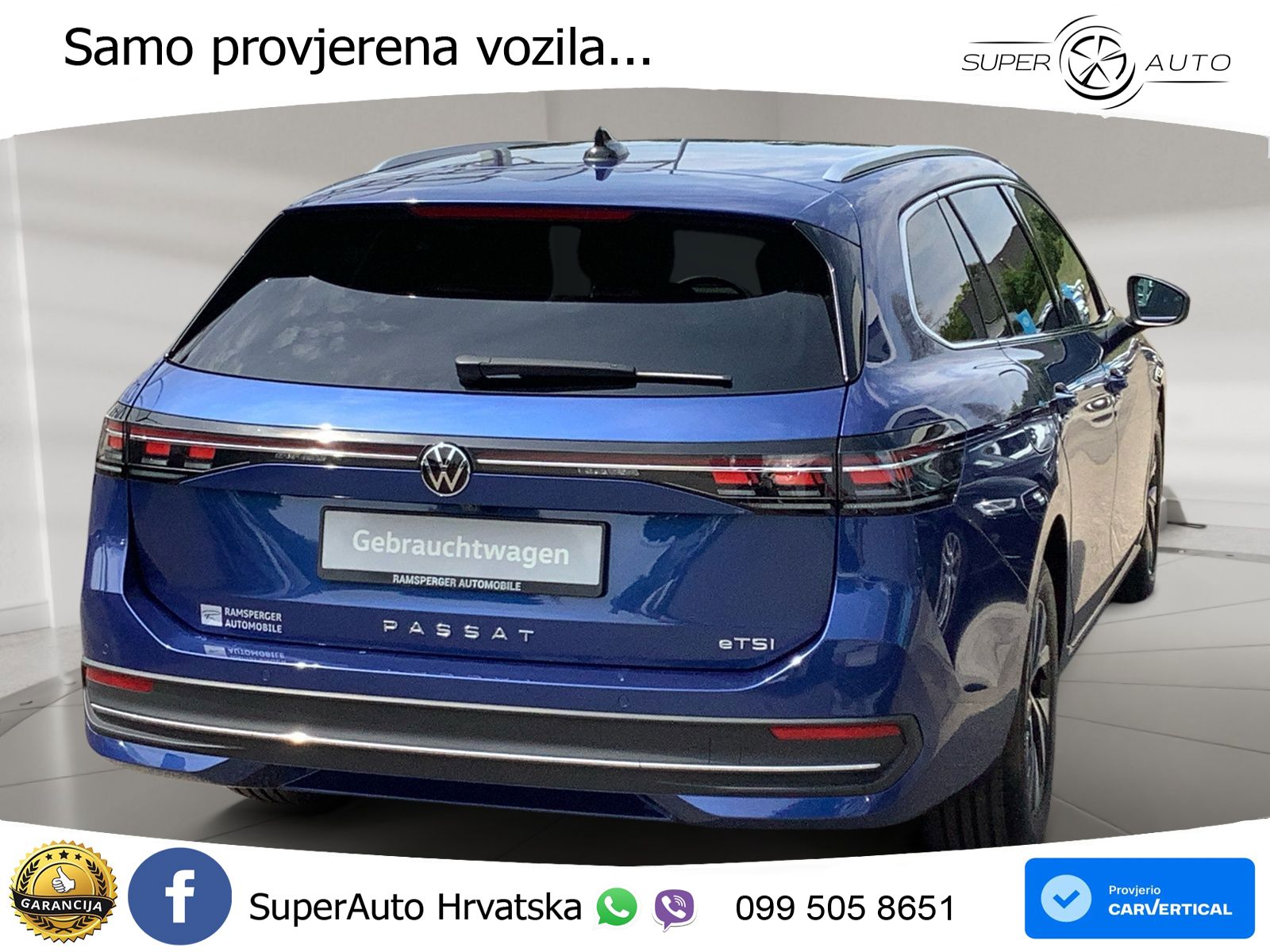 Volkswagen Passat Variant 1.5 eTSI (150 KS) DSG Business LED+GR SJED+ACC