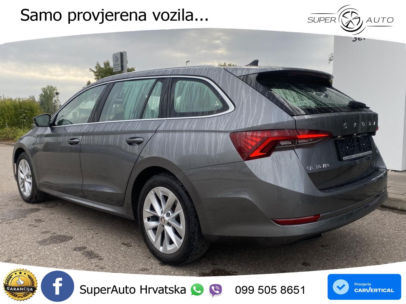 Škoda Octavia Combi 1.5 TSI (150 KS) DSG LED+GR SJED+ACC