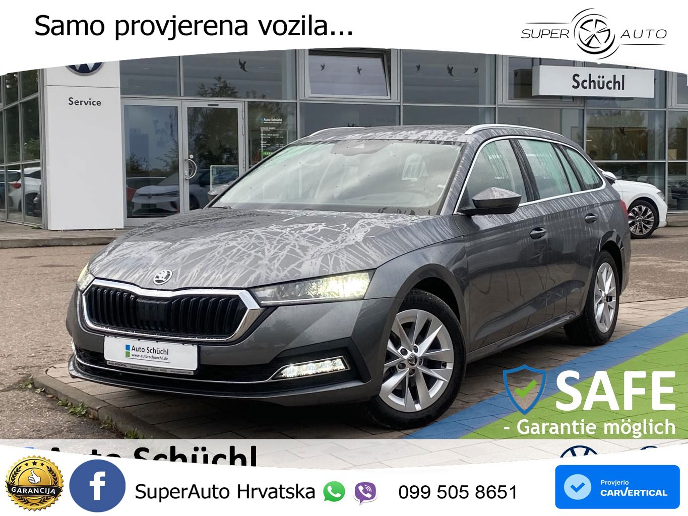 Škoda Octavia Combi 1.5 TSI (150 KS) DSG LED+GR SJED+ACC