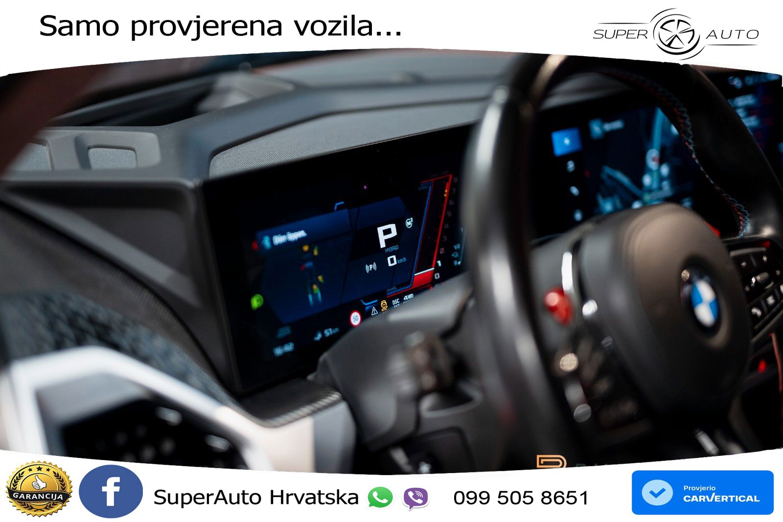 BMW XM 50e (476 KS) M xDrive M Steptronic LED+GR SJED+ACC