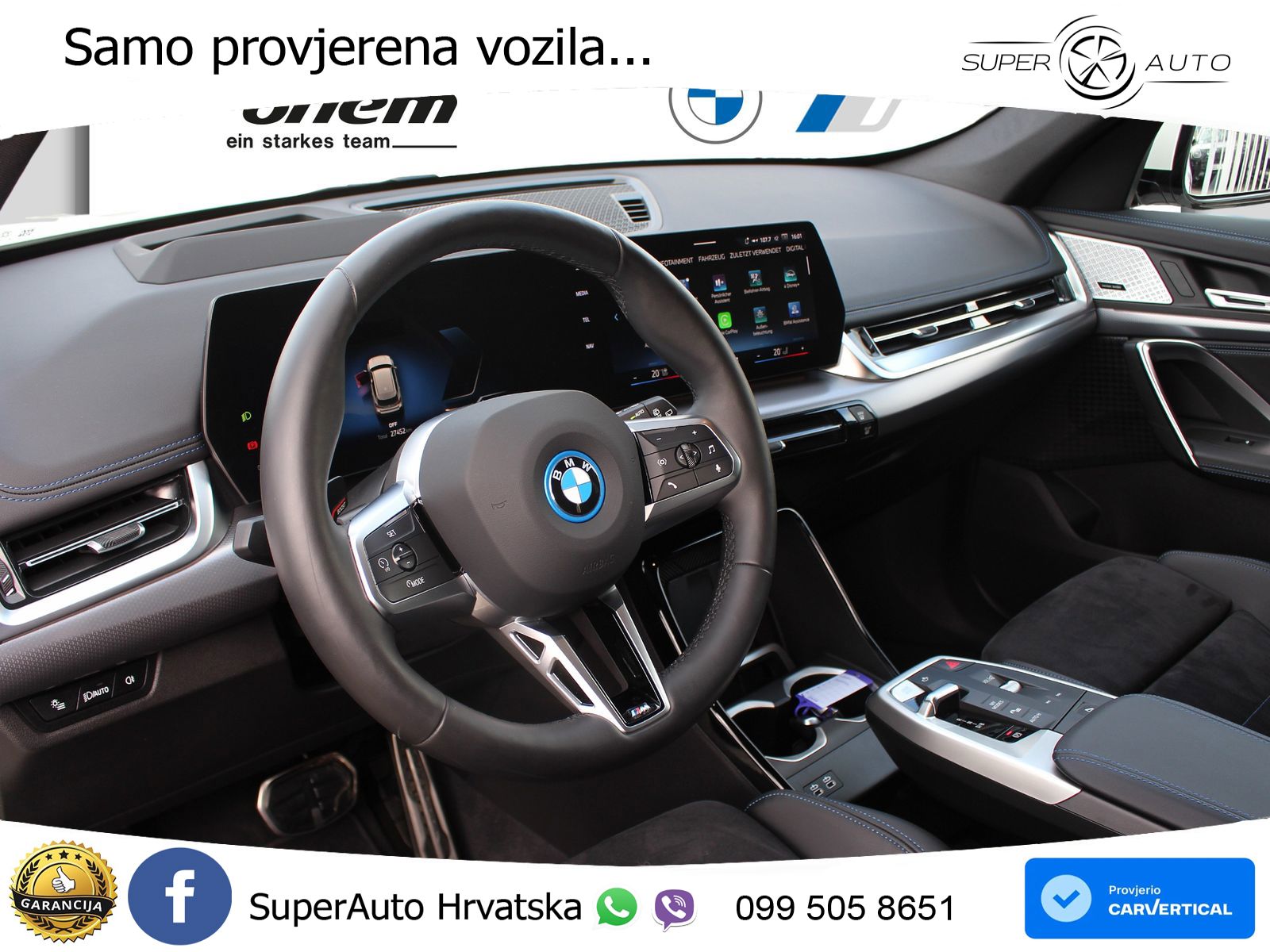 BMW iX1 68 kWh (313 KS) xDrive30 M Sport LED+GR SJED+ACC