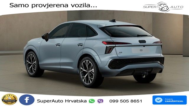 Audi Q3 III Sportback 1.5 TFSI (150 KS) S tronic S line LED+GR SJED+ACC