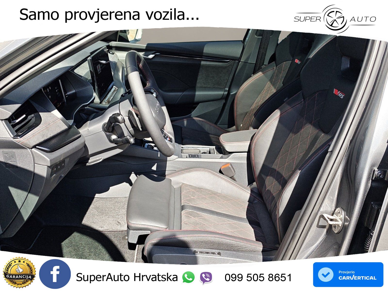 Škoda Octavia Combi RS 2.0 TSI (265 KS) DSG LED+GR SJED+ACC