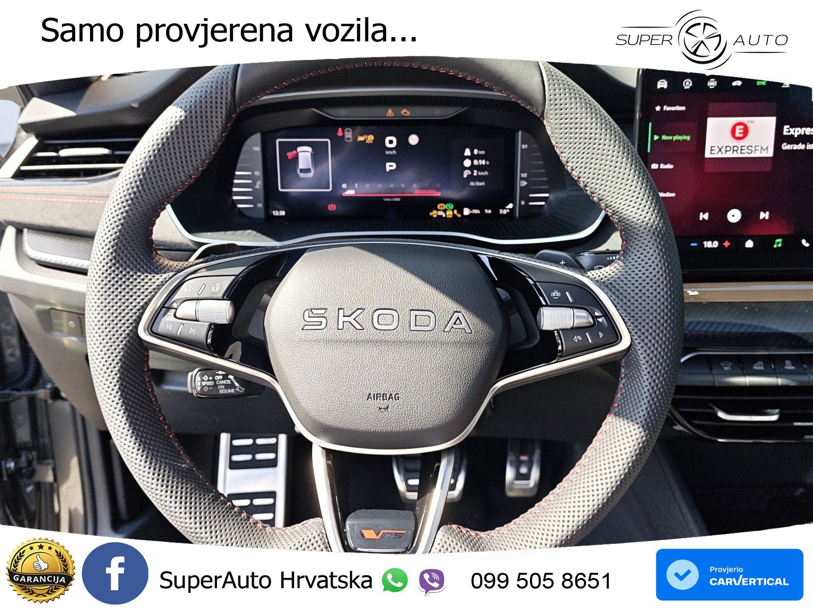 Škoda Octavia Combi RS 2.0 TSI (265 KS) DSG LED+GR SJED+ACC