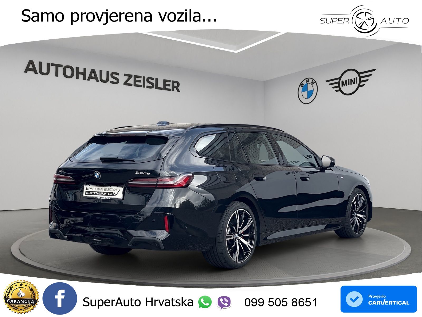 BMW 520d Touring (197 KS) xDrive Steptronic M Sport