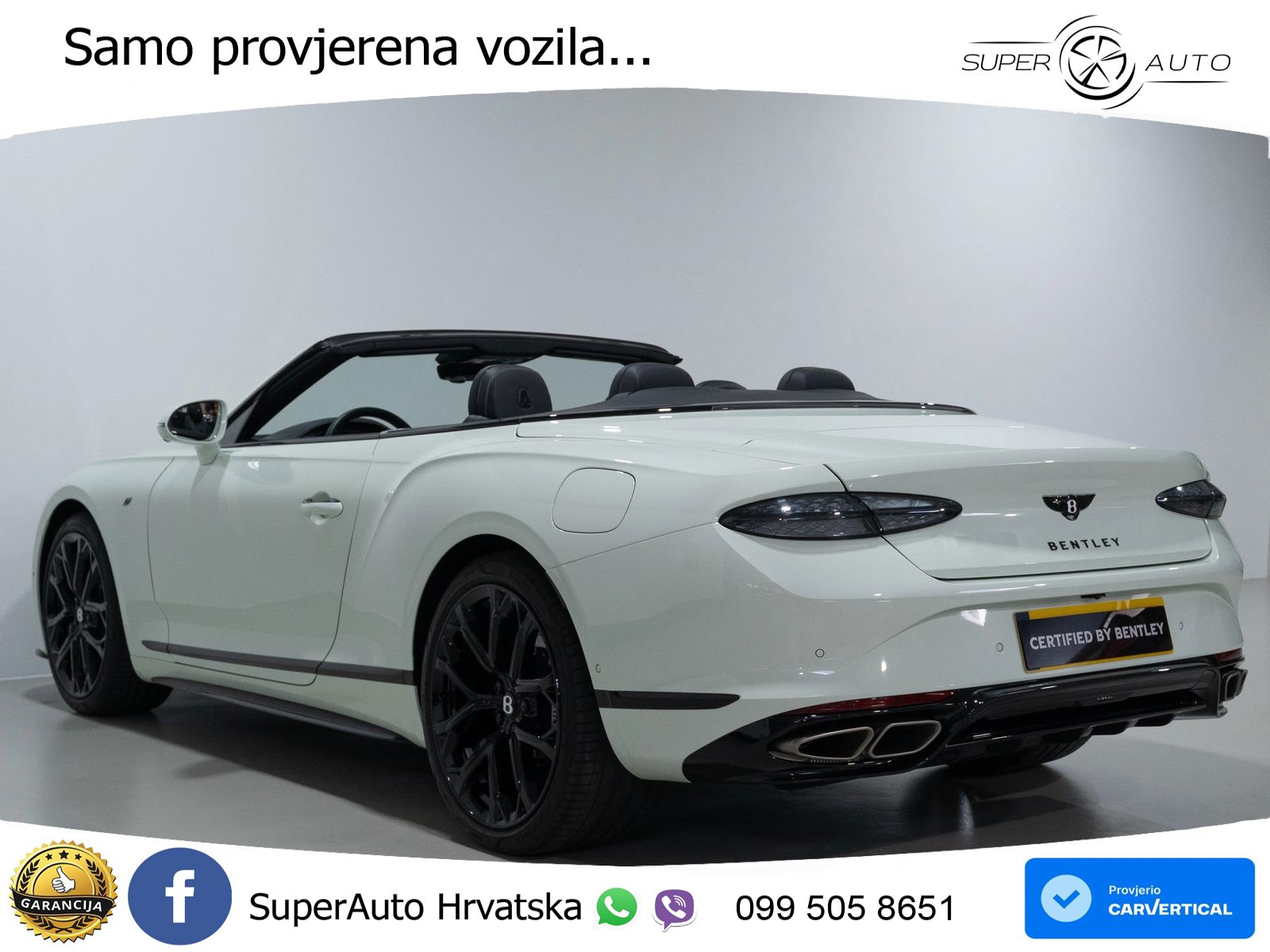 Bentley Continental GTC IV 4.0 V8 TFSi (680 KS) AWD DCT ZRAČNI+ACC+GR SJED+KAM