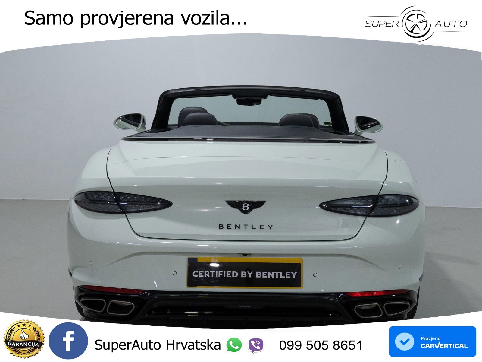 Bentley Continental GTC IV 4.0 V8 TFSi (680 KS) AWD DCT ZRAČNI+ACC+GR SJED+KAM