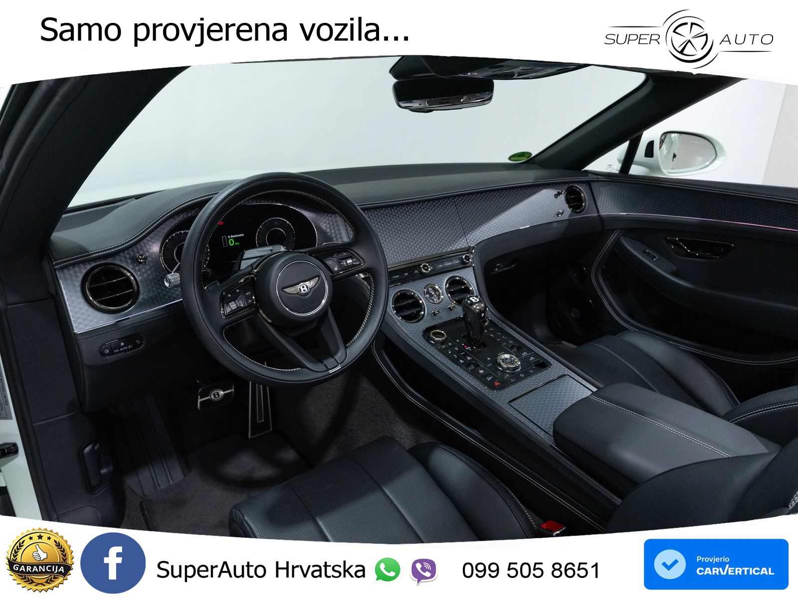 Bentley Continental GTC IV 4.0 V8 TFSi (680 KS) AWD DCT ZRAČNI+ACC+GR SJED+KAM