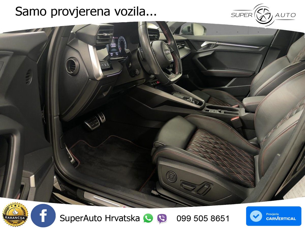 Audi S3 Limuzina 2.0 TFSI (310 KS) quattro S tronic LED+GR SJED+ACC