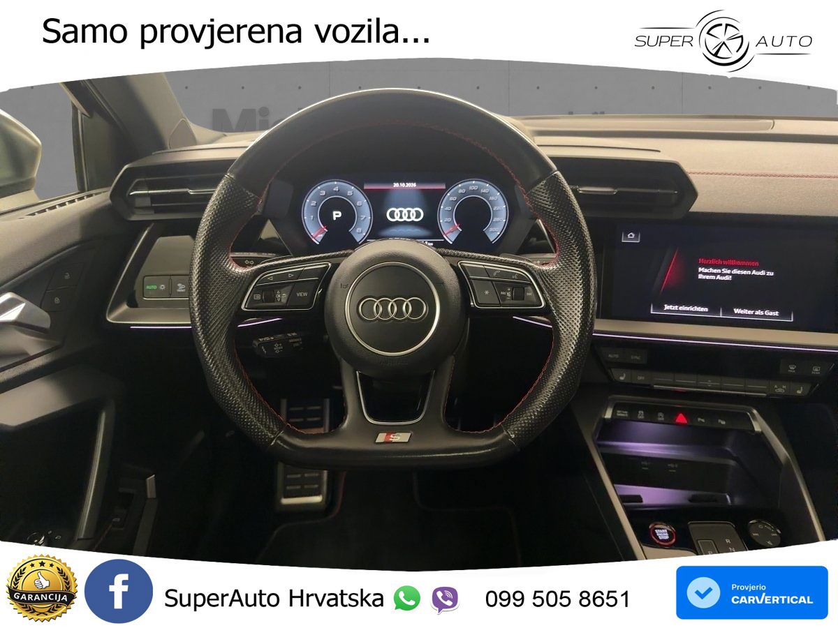 Audi S3 Limuzina 2.0 TFSI (310 KS) quattro S tronic LED+GR SJED+ACC