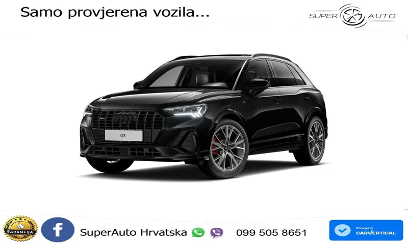 Audi Q3 40 TFSI (190 KS) quattro S tronic S line MATRIX+GR SJED+KAM