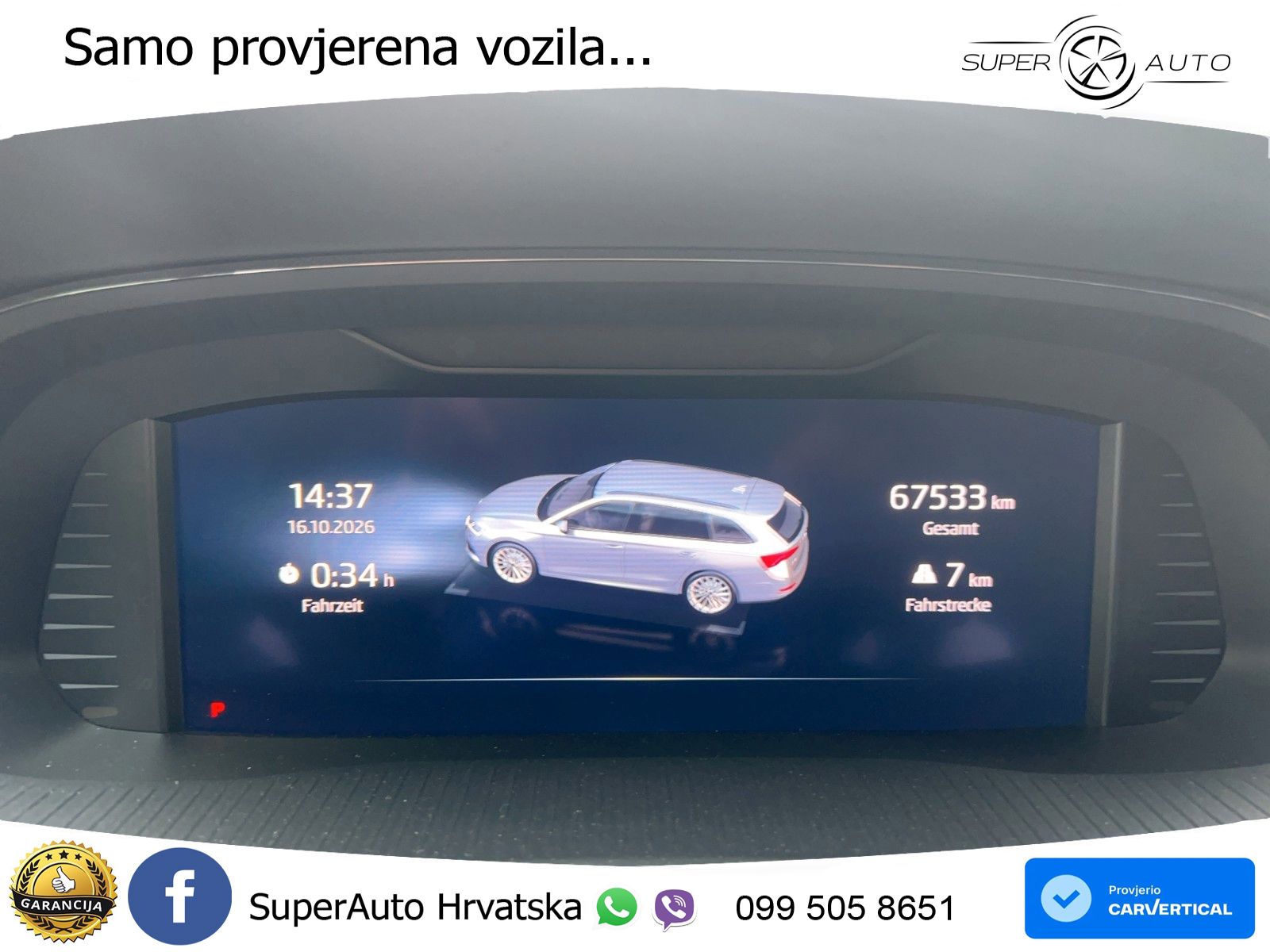 Škoda Octavia Combi 2.0 TDI (150 KS) 4x4 DSG LED+GR SJED+ACC