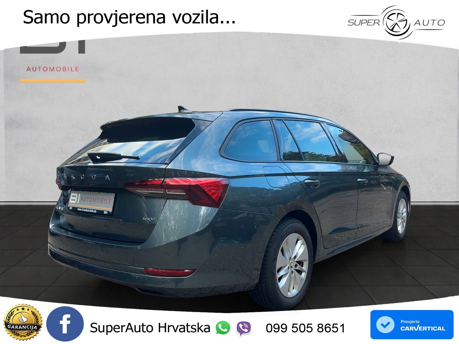 Škoda Octavia Combi 2.0 TDI (150 KS) 4x4 DSG LED+GR SJED+ACC