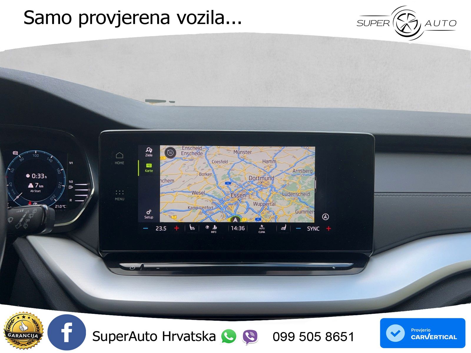 Škoda Octavia Combi 2.0 TDI (150 KS) 4x4 DSG LED+GR SJED+ACC