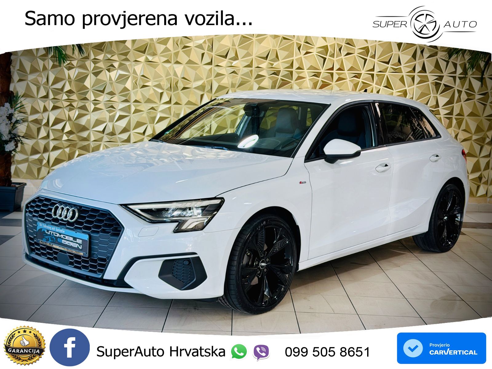 Audi A3 35 TDI (150 KS) S tronic S line LED+GR SJED+ACC