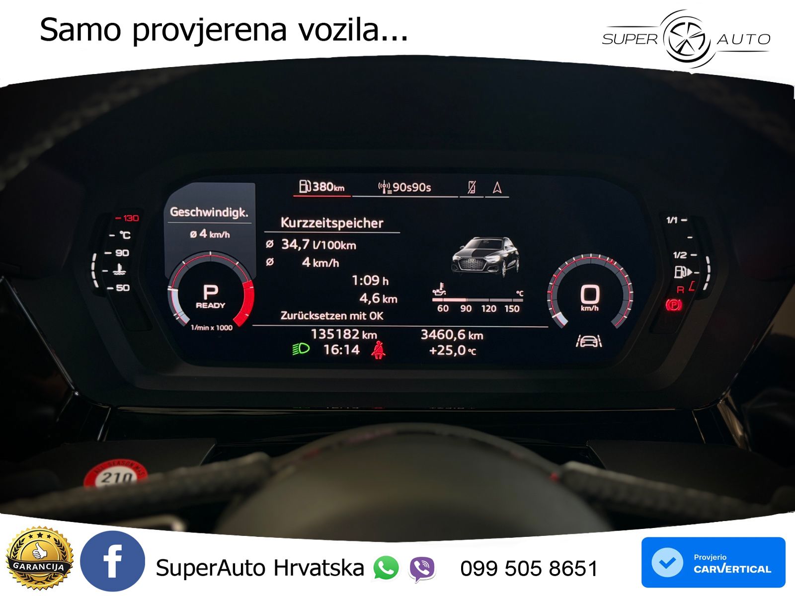 Audi A3 35 TDI (150 KS) S tronic S line LED+GR SJED+ACC