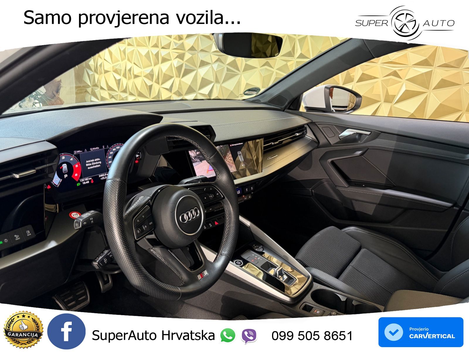 Audi A3 35 TDI (150 KS) S tronic S line LED+GR SJED+ACC