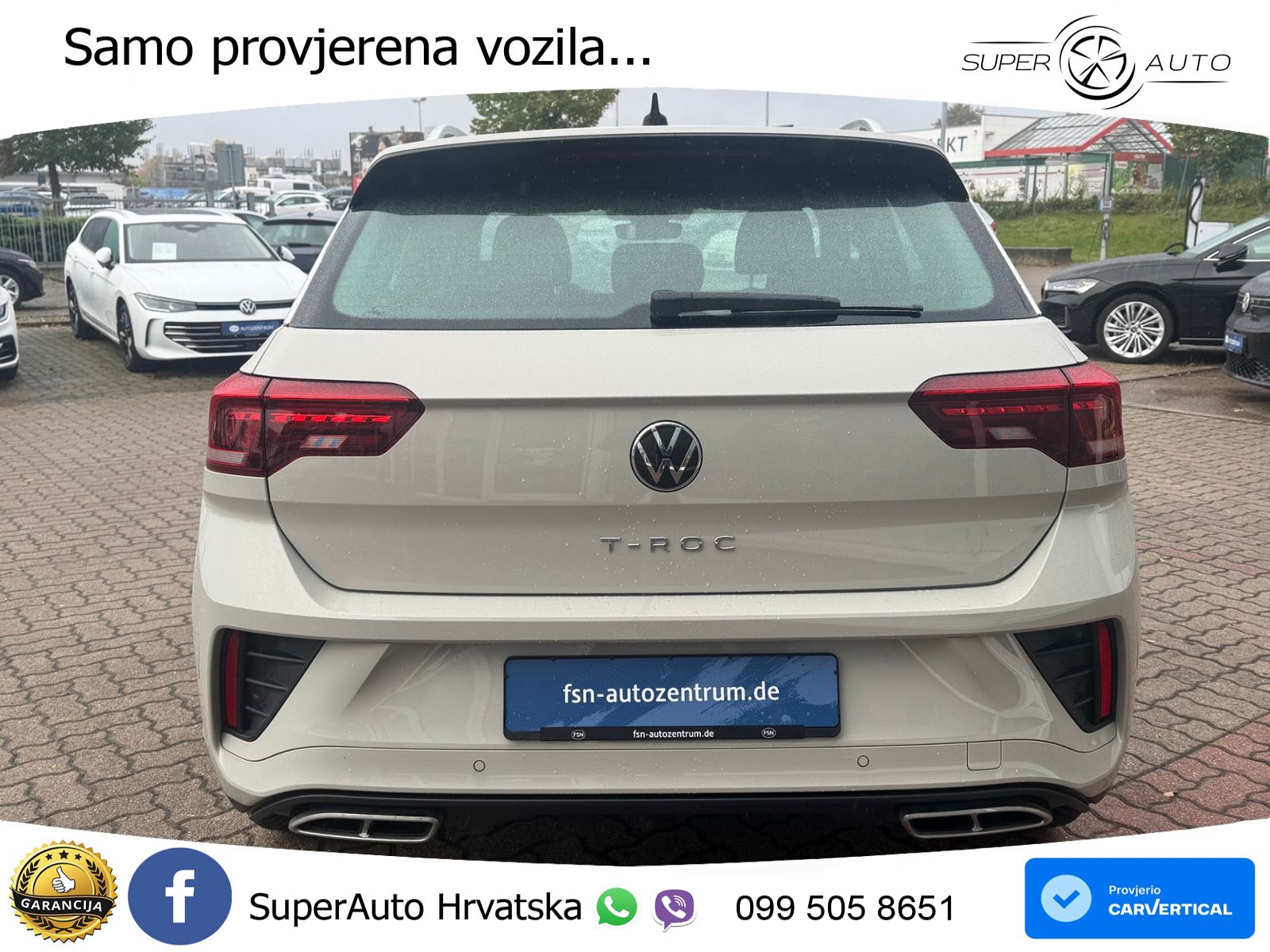 Volkswagen T-Roc 1.5 TSI (150 KS) DSG R-Line LED+GR SJED+ACC