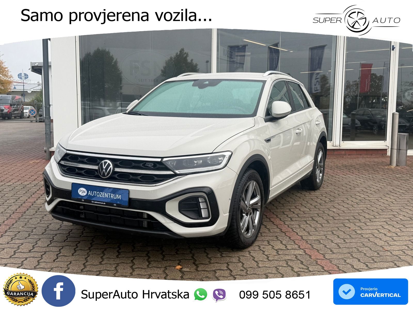 Volkswagen T-Roc 1.5 TSI (150 KS) DSG R-Line LED+GR SJED+ACC