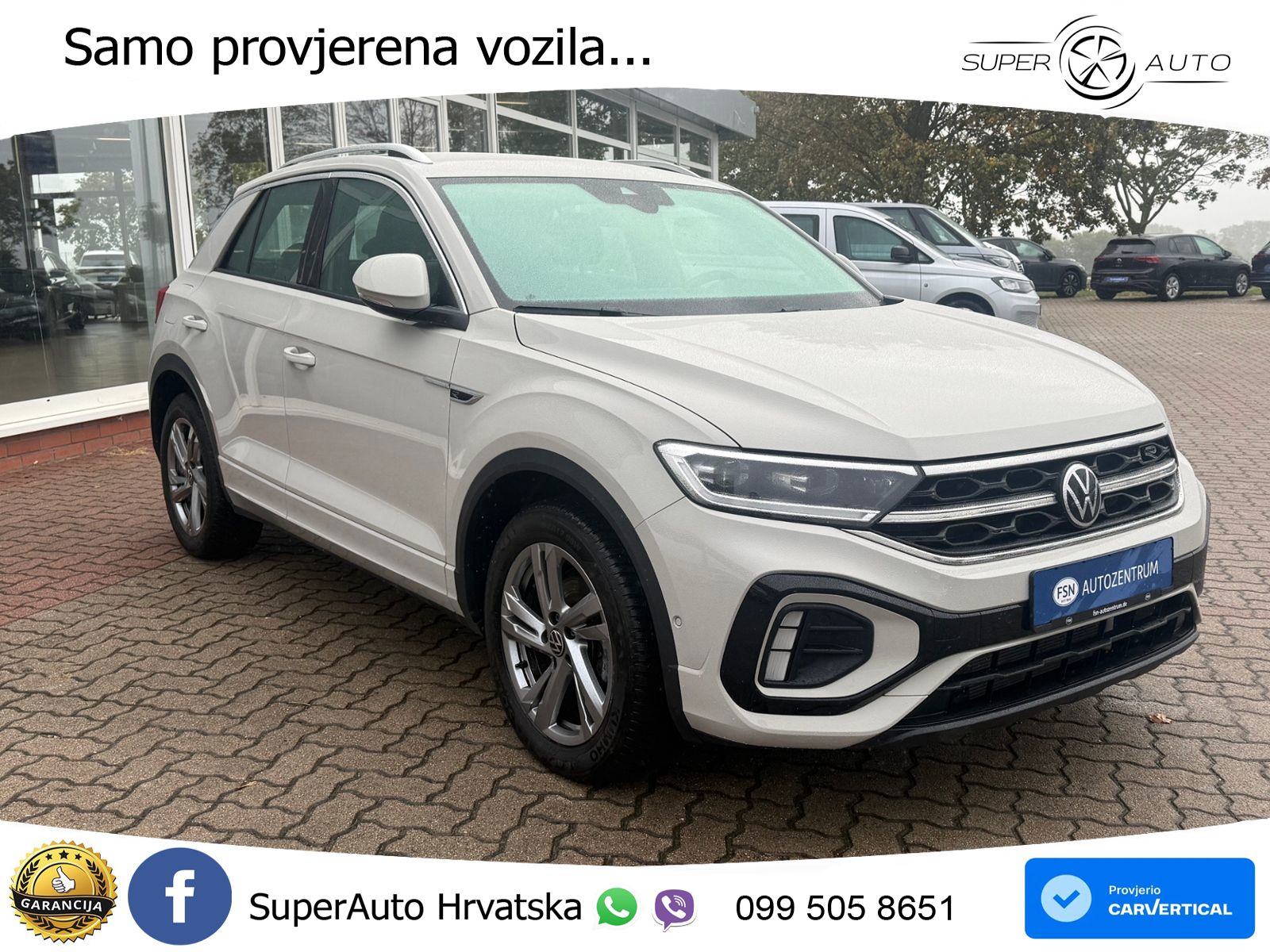 Volkswagen T-Roc 1.5 TSI (150 KS) DSG R-Line LED+GR SJED+ACC