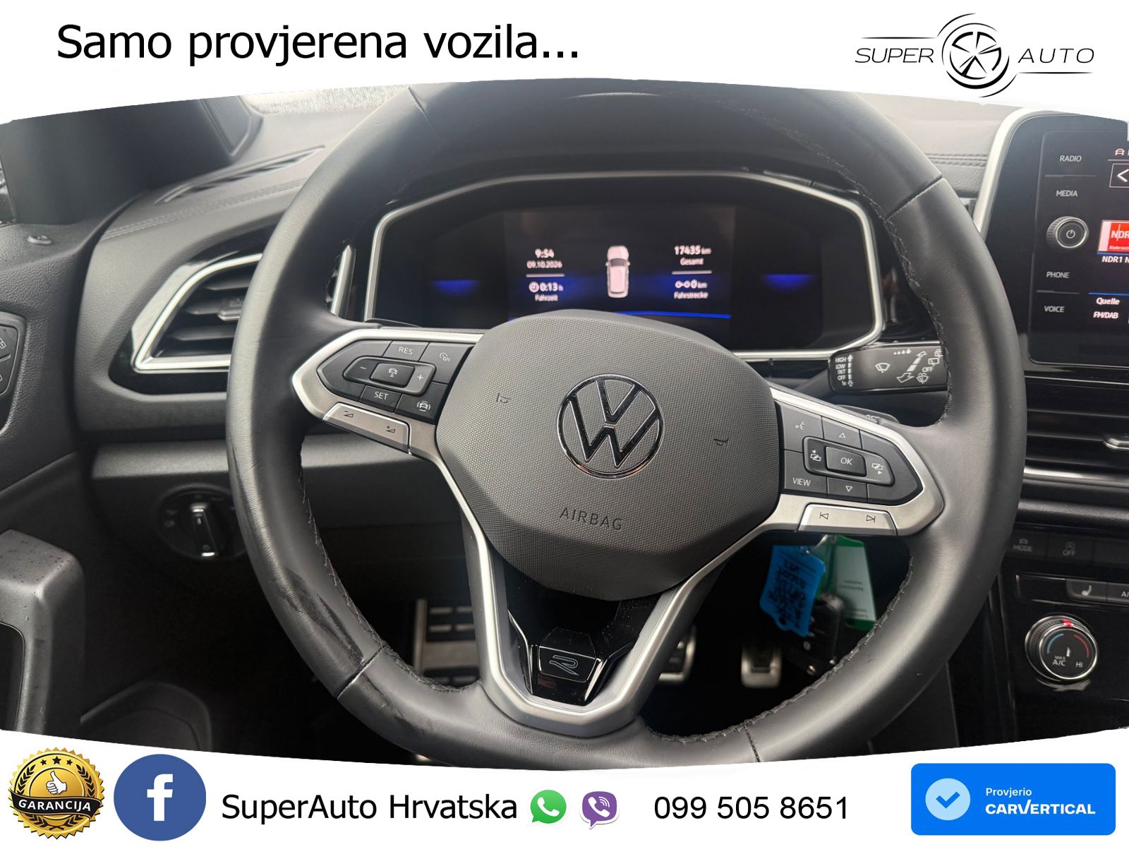 Volkswagen T-Roc 1.5 TSI (150 KS) DSG R-Line LED+GR SJED+ACC
