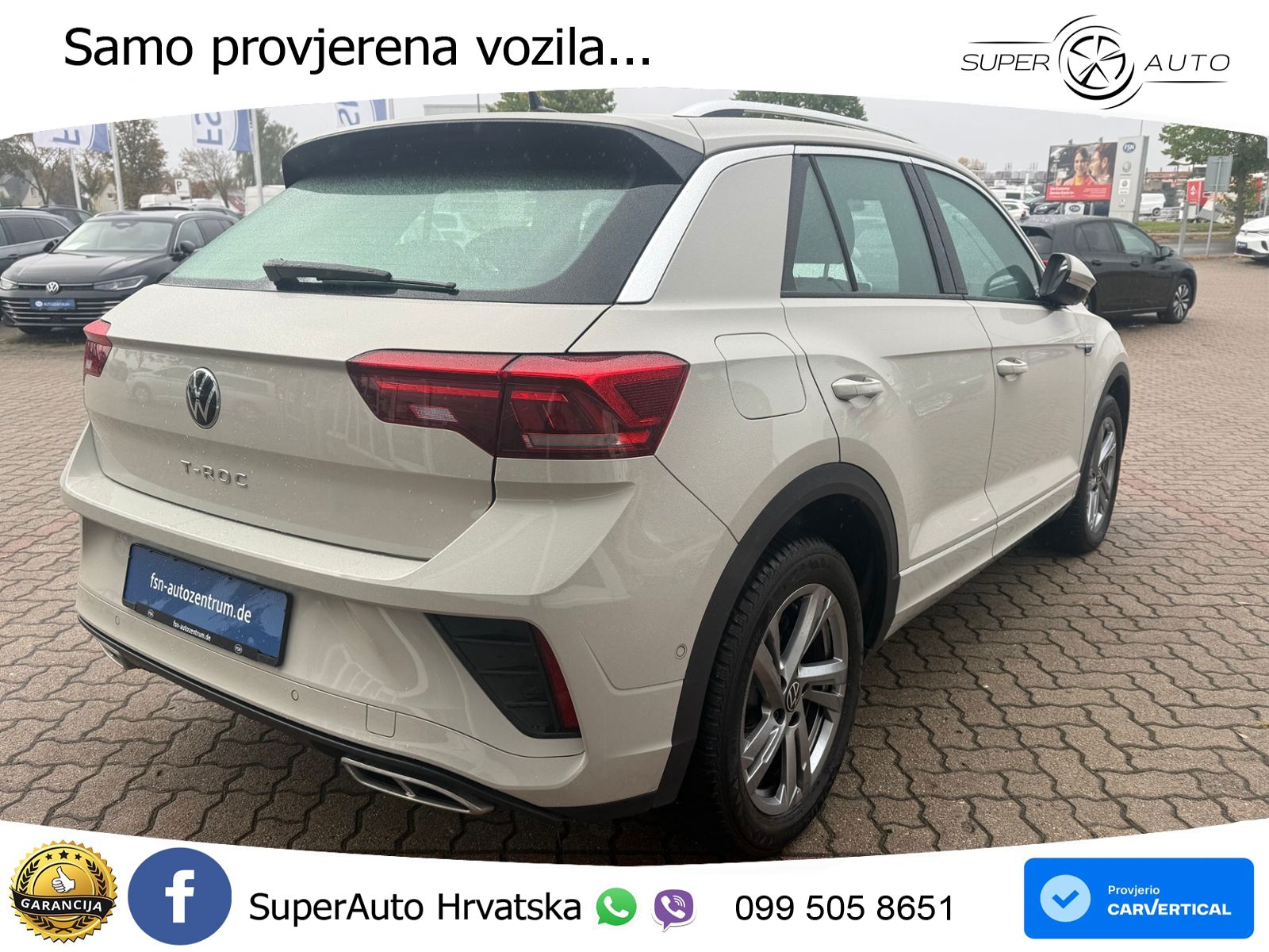 Volkswagen T-Roc 1.5 TSI (150 KS) DSG R-Line LED+GR SJED+ACC