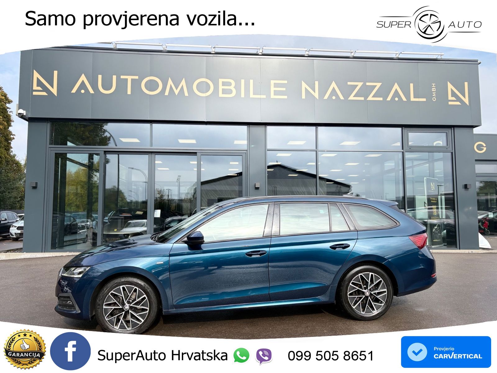 Škoda Octavia Combi 2.0 TDI (150 KS) 4x4 DSG LED+GR SJED+ACC