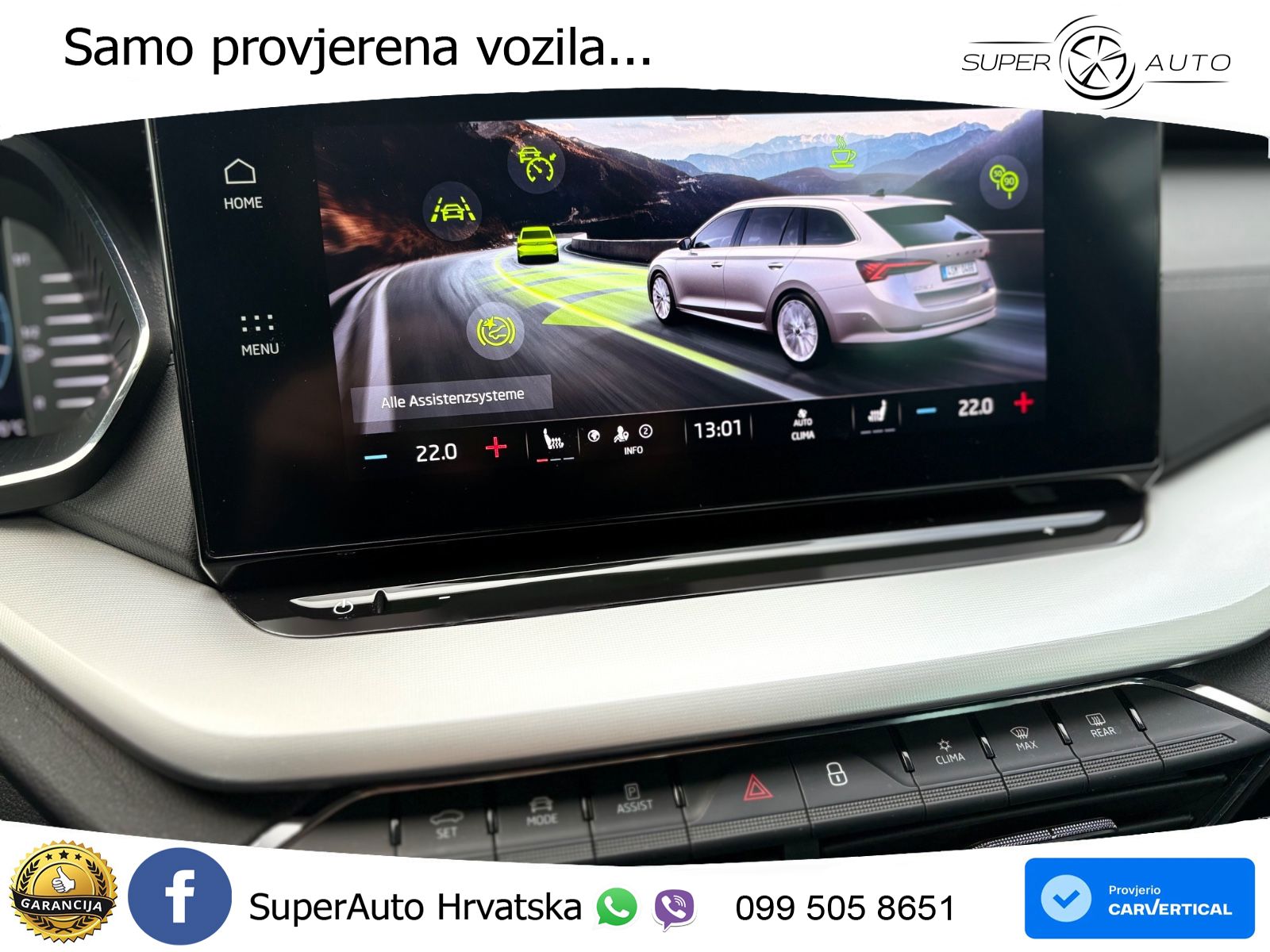 Škoda Octavia Combi 2.0 TDI (150 KS) 4x4 DSG LED+GR SJED+ACC