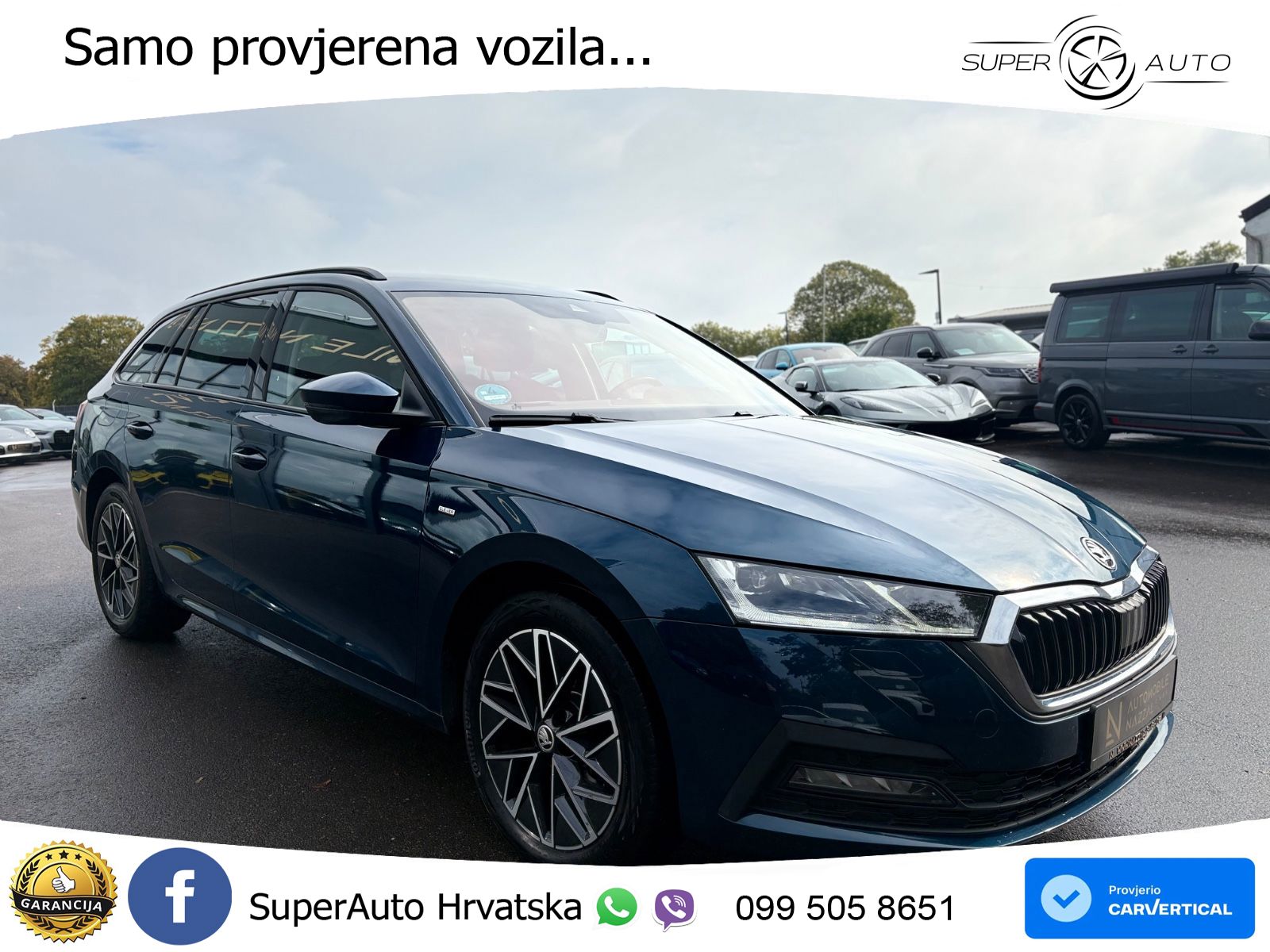 Škoda Octavia Combi 2.0 TDI (150 KS) 4x4 DSG LED+GR SJED+ACC