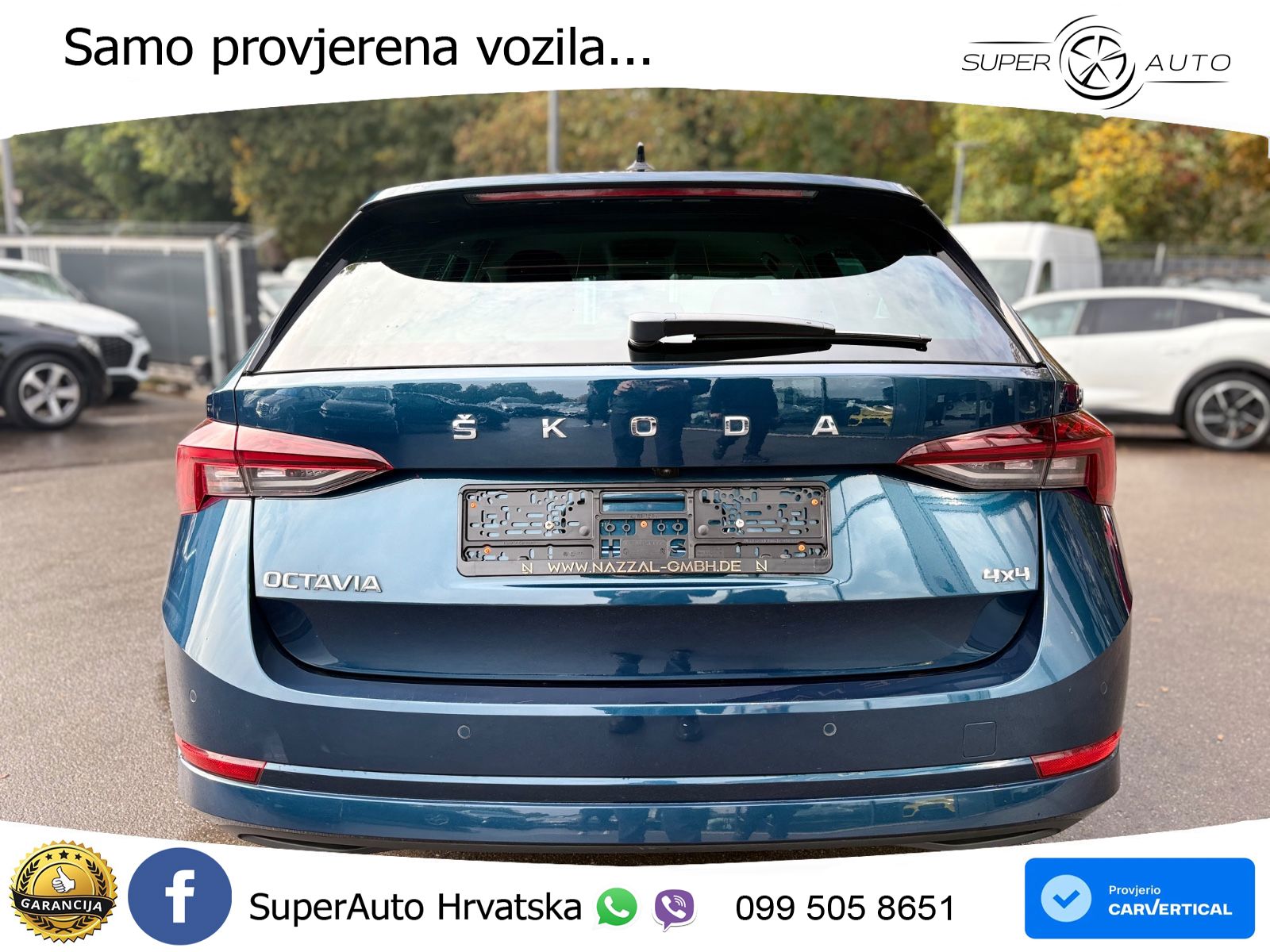 Škoda Octavia Combi 2.0 TDI (150 KS) 4x4 DSG LED+GR SJED+ACC